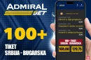 AdmiralBet 100+ specijal - U tri koraka do kvote 120!